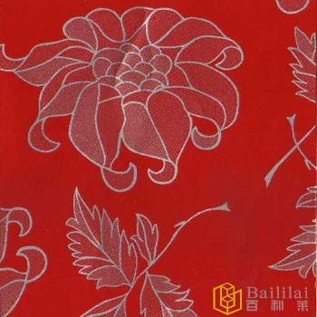 大紅花榮葉茂
