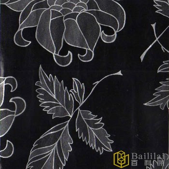 黑底花榮葉茂